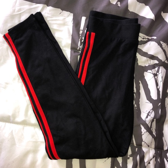 Topshop ponte legging w/ red stripe - Picture 4 of 5